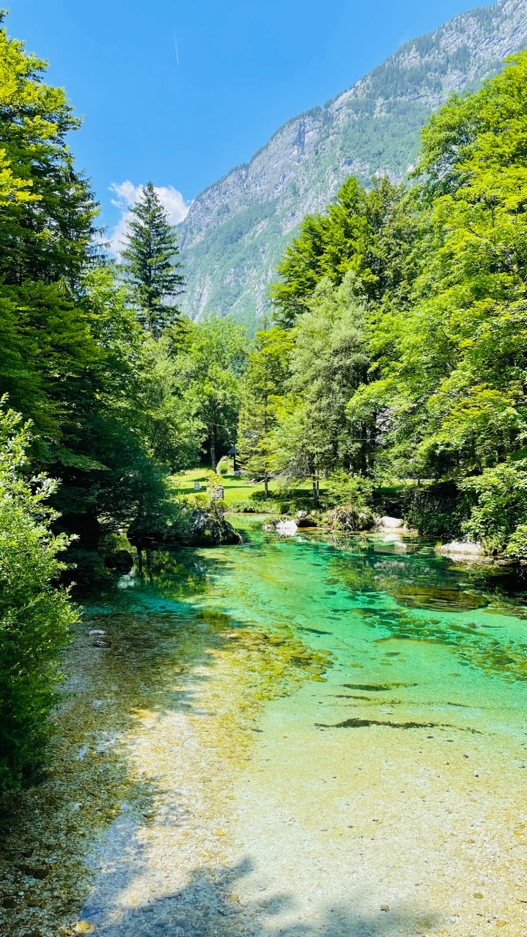 Řeka Savica, Bohinj